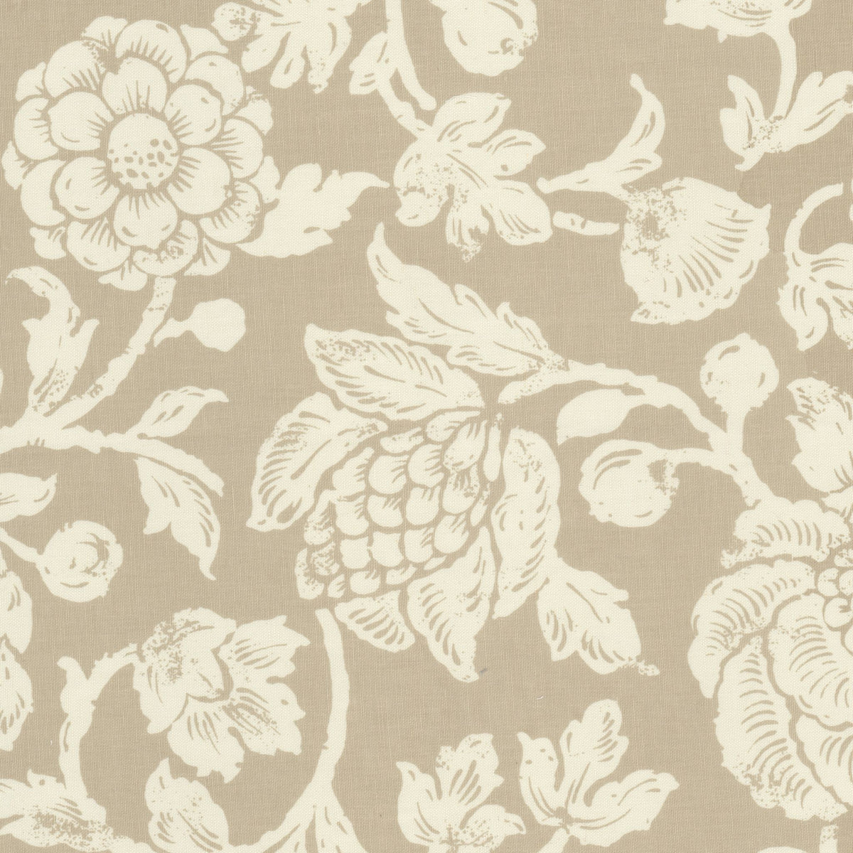 STOUT TEXTILES MULTIPURPOSE,PRINT TRADITIONAL, FLORAL CAMEL - SELT-2
