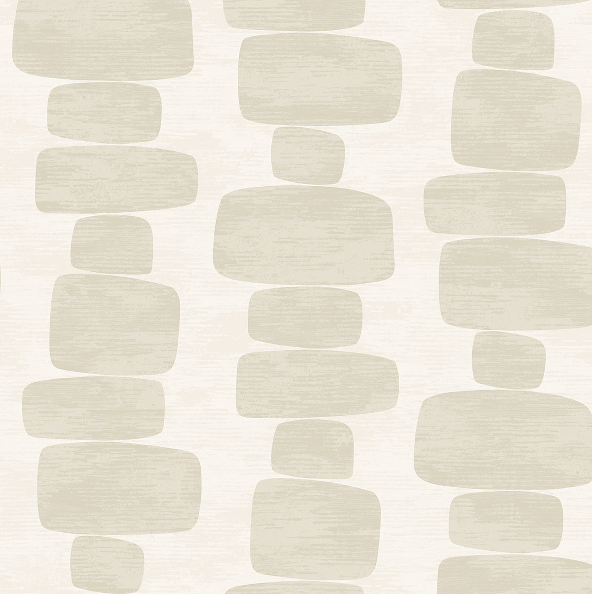 Stacy Garcia Home Stacy Garcia Peel and Stick Stripe Block Geometric Contemporary Beige Satin - SG12905