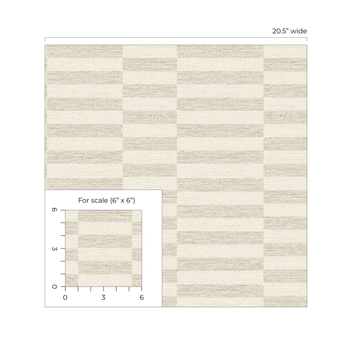Stacy Garcia Home Faux Woven Stripe Striped Contemporary Beige - SG13207
