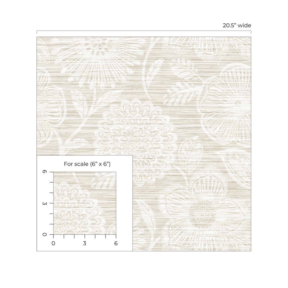 Stacy Garcia Home Faux Grass Floral Floral Coastal Beige - SG13307