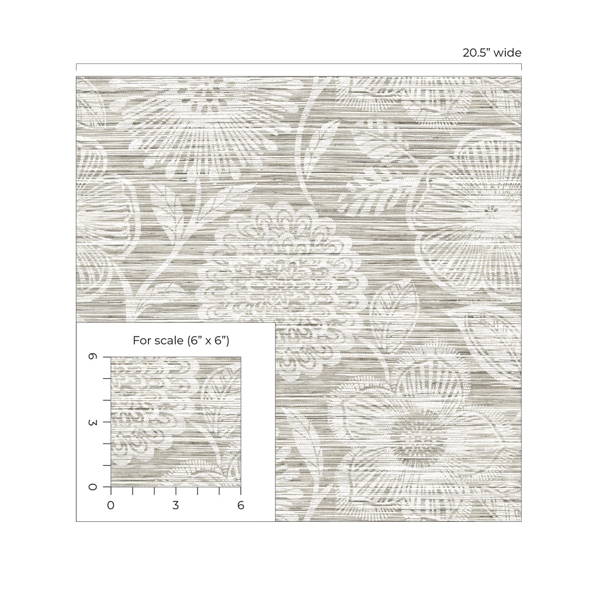Stacy Garcia Home Faux Grass Floral Floral Coastal Grey - SG13308