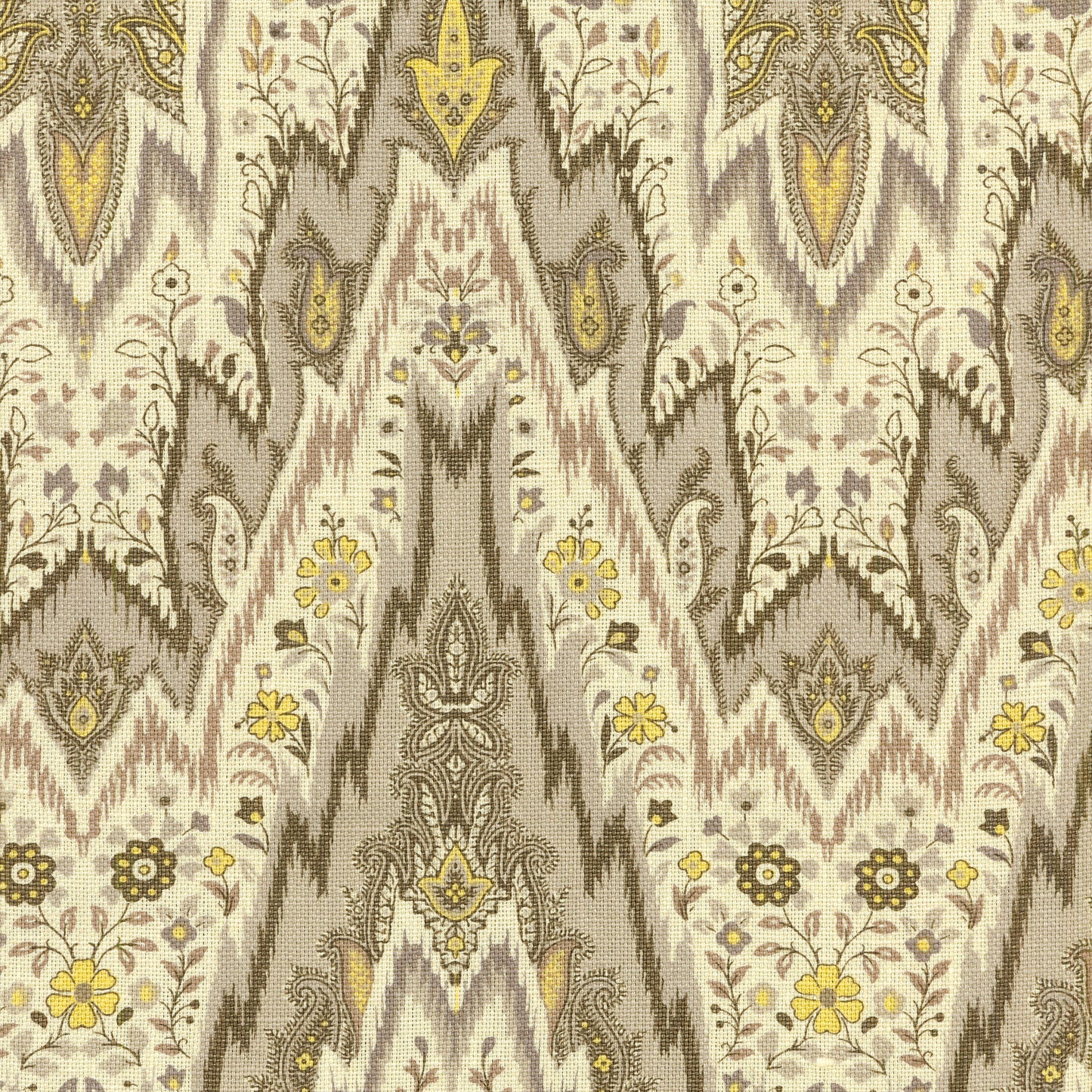 JF Fabrics SHIBORI 34 Fabric Traditional,Transitional,Contemporary,Flamestitch Brown Linen,Print,Linen Texture - 5732034 J6931