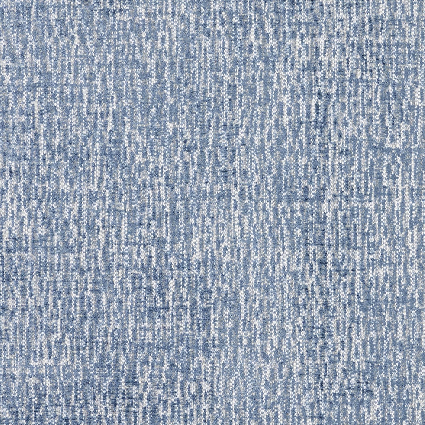 JF Fabrics SHILOH 67 Fabric Texture, Plain Blue, White Chenille - 9283767 J9431