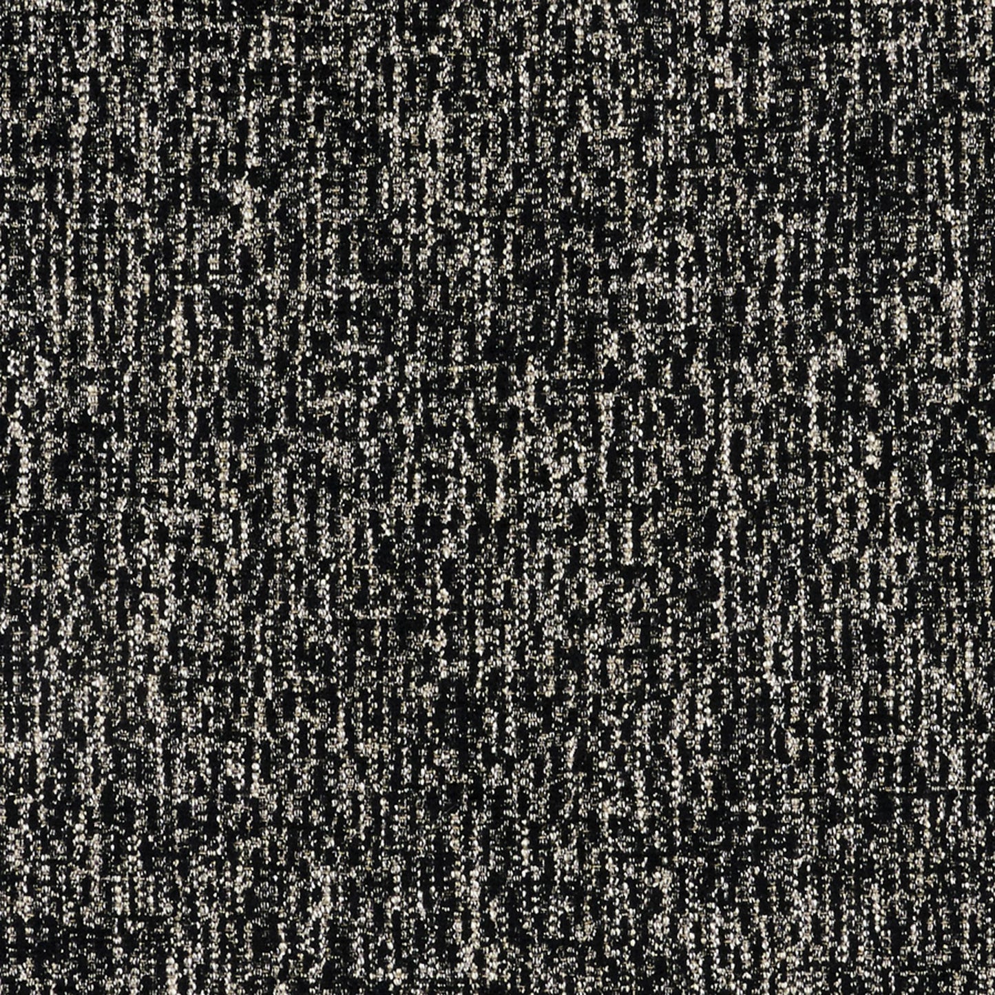 JF Fabrics SHILOH 99 Fabric Texture, Plain Black, Beige, White Chenille - 9283799 J9421