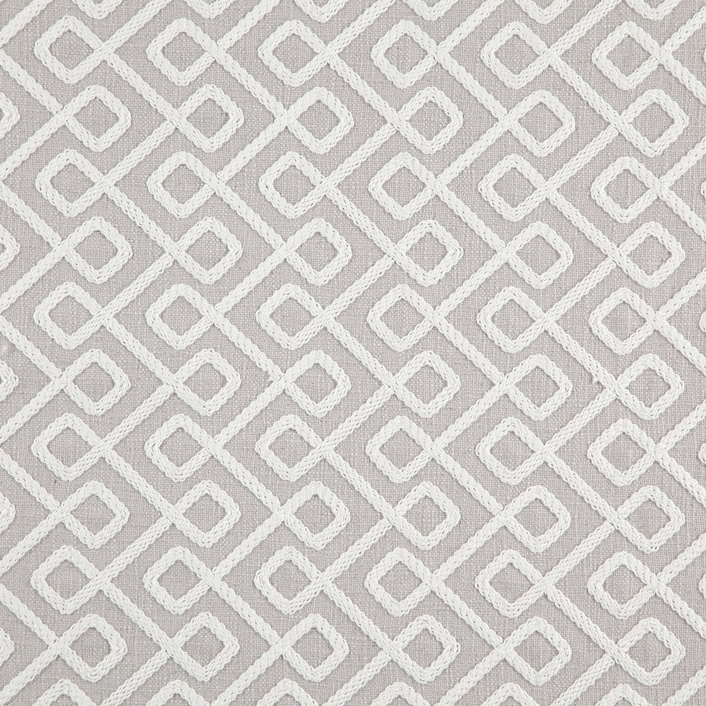 Purple interlocking diamond lattice fabric with subtle texture; modern geometric pattern.