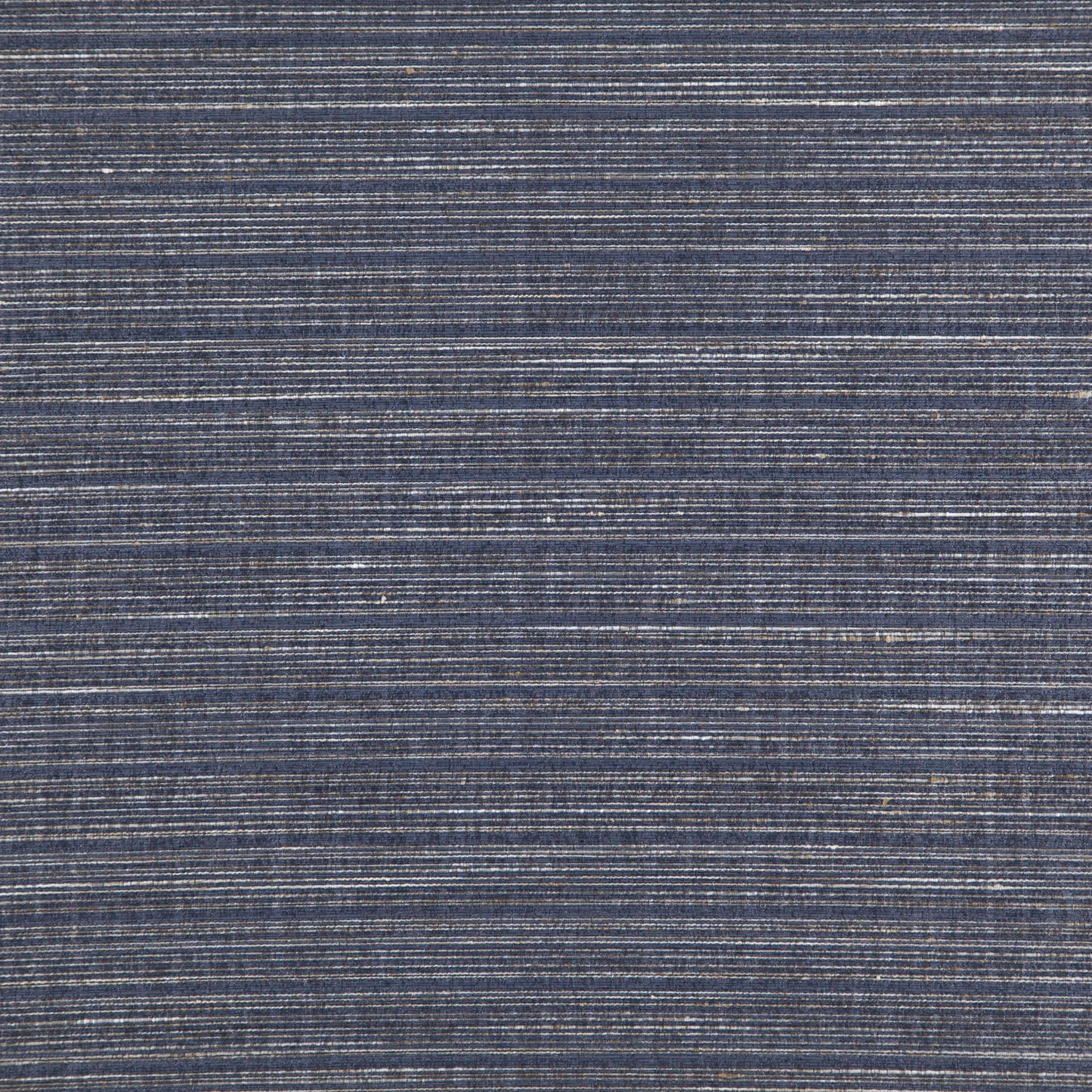Blue striped faux-silk jacquard fabric with a fine texture in navy & gray tones, suitable for upholstery or apparel.
