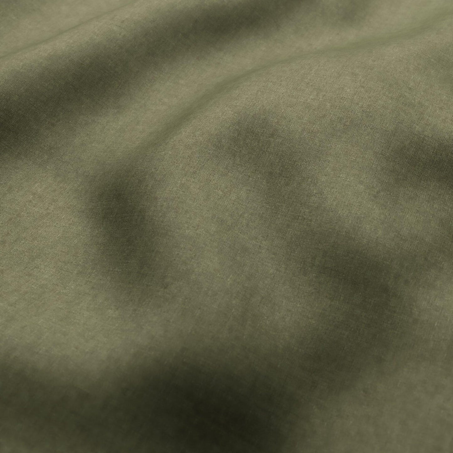 Olive green velvet fabric with a soft drape and subtle texture.