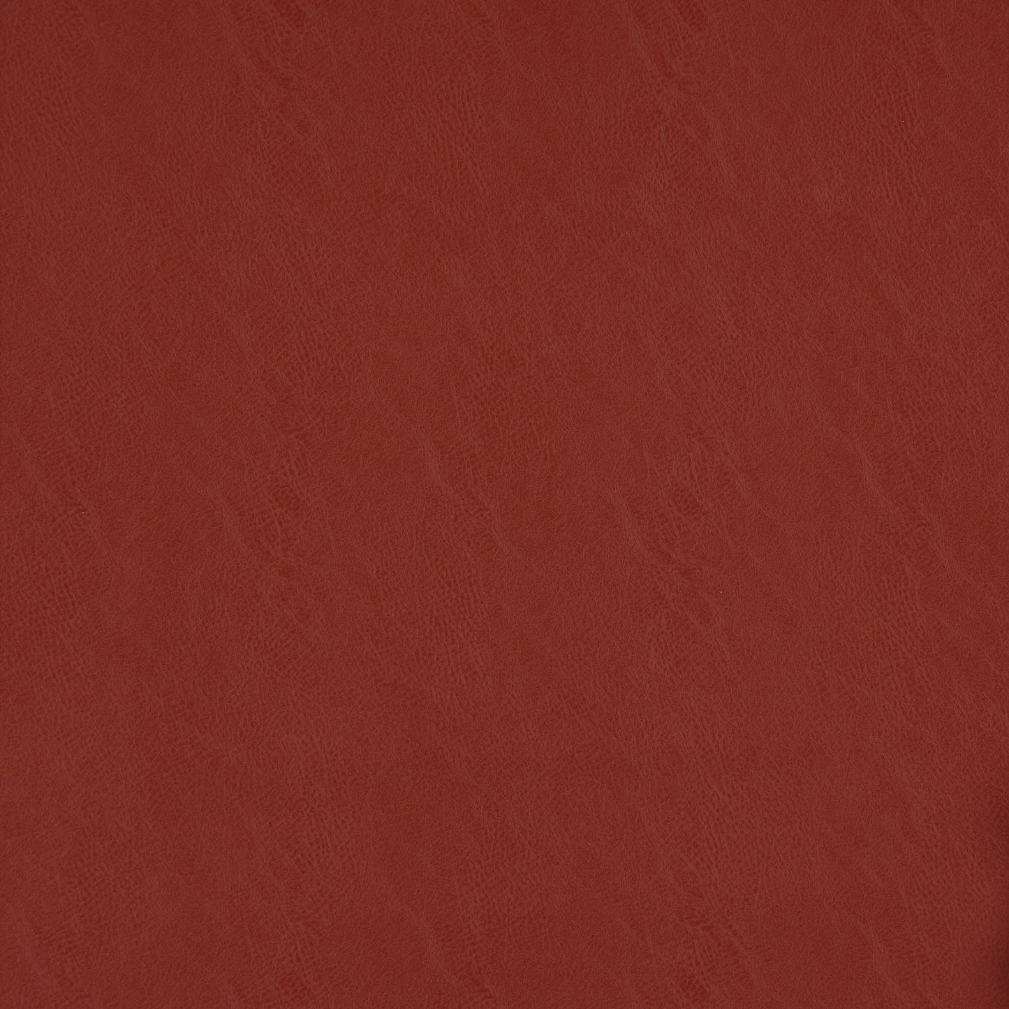 Rust-red leather-textured swatch with subtle grain; warm, sophisticated look for accessories.