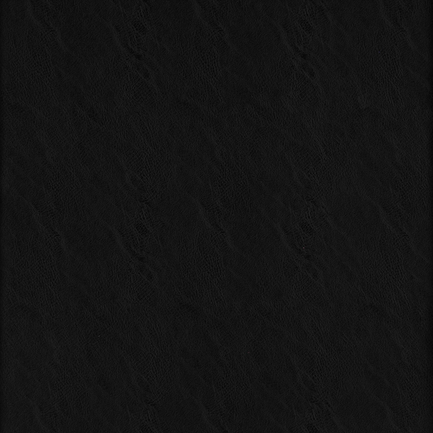 Black leather-textured surface with subtle grain, suitable for upholstery or fashion accessories.