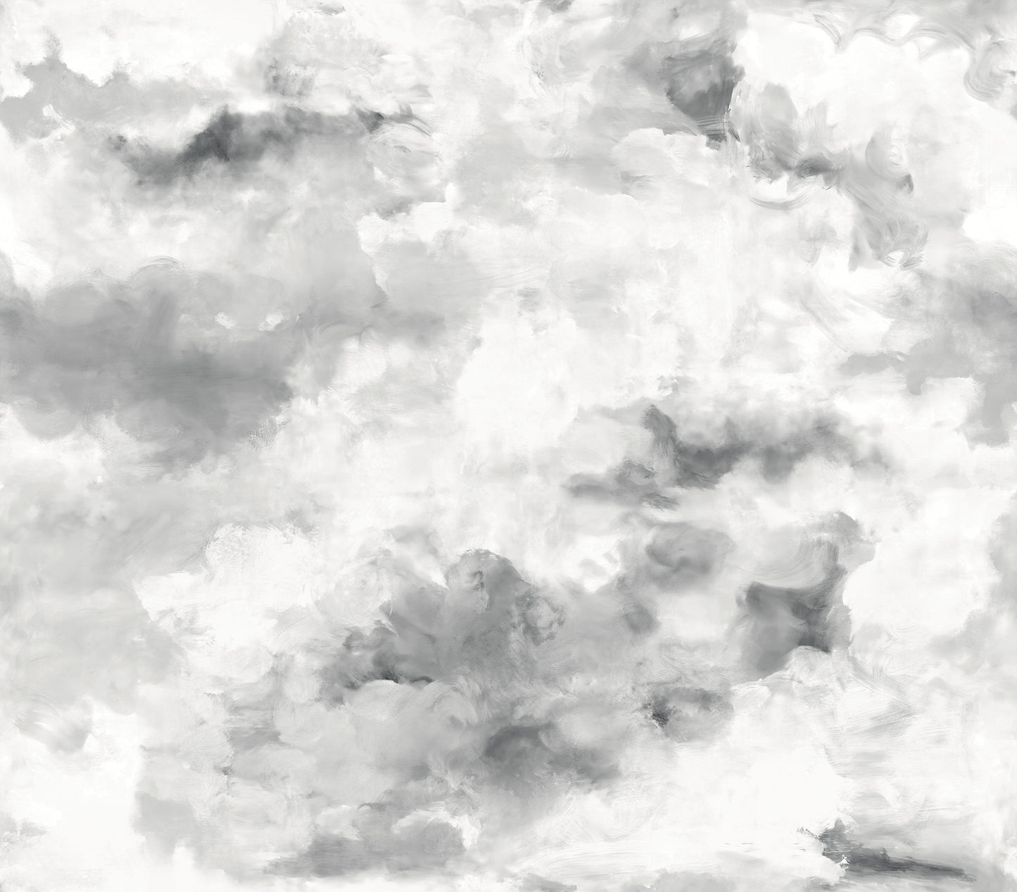 York Wallcoverings WallPops Nimbus Grey Self Adhesive Mural Nature Transitional Grey Current Peel & Stick - SLM6462