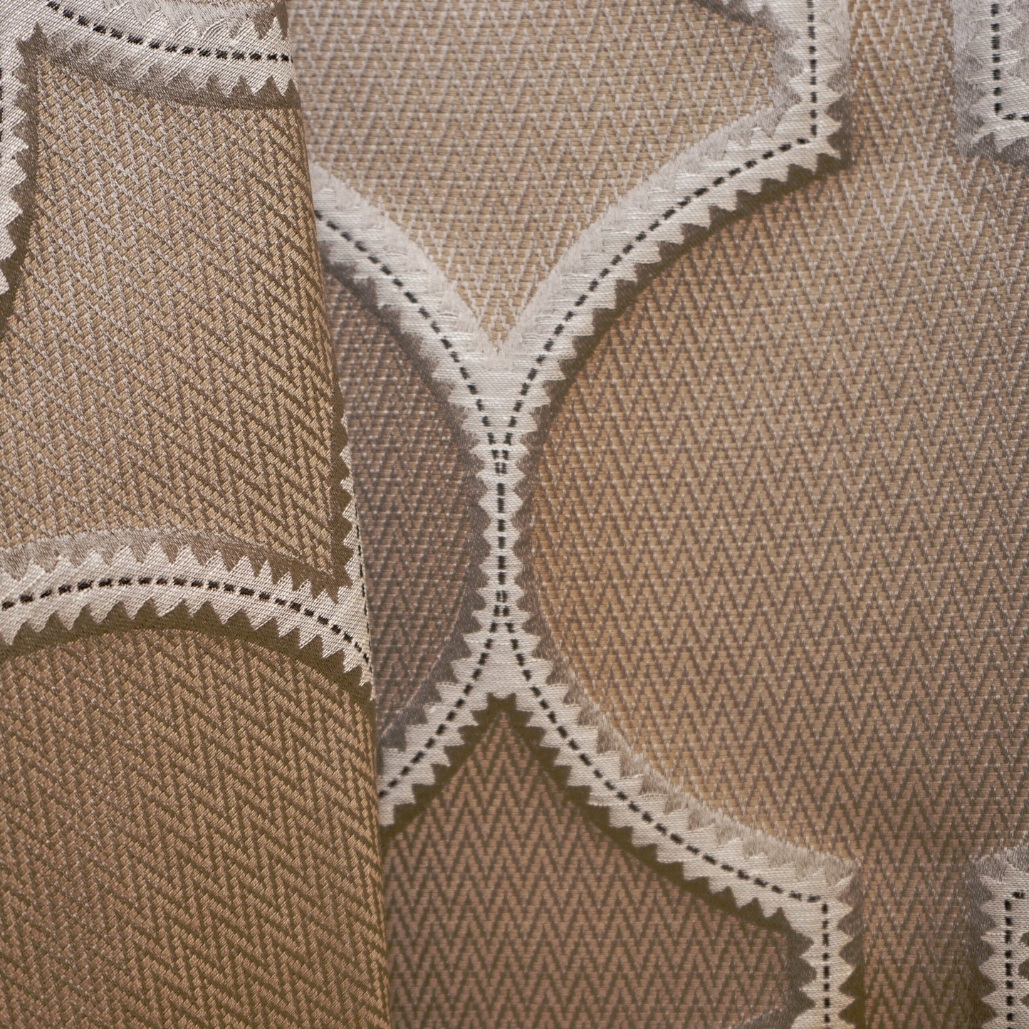 JF Fabrics JF Studio SPECTACLE 97 Fabric Traditional,Transitional,Contemporary,Geometric,Herringbone Grey,Silver,Taupe Jacquard,Linen,Silk - 5500597 SJ101