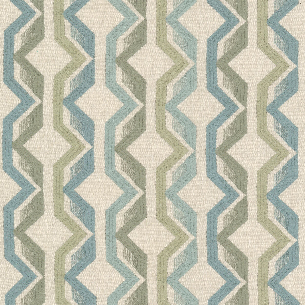 STOUT TEXTILES MULTIPURPOSE,EMBROIDERIES TRADITIONAL, DIAMOND SEAFOAM,SEAMIST - SQUE-1
