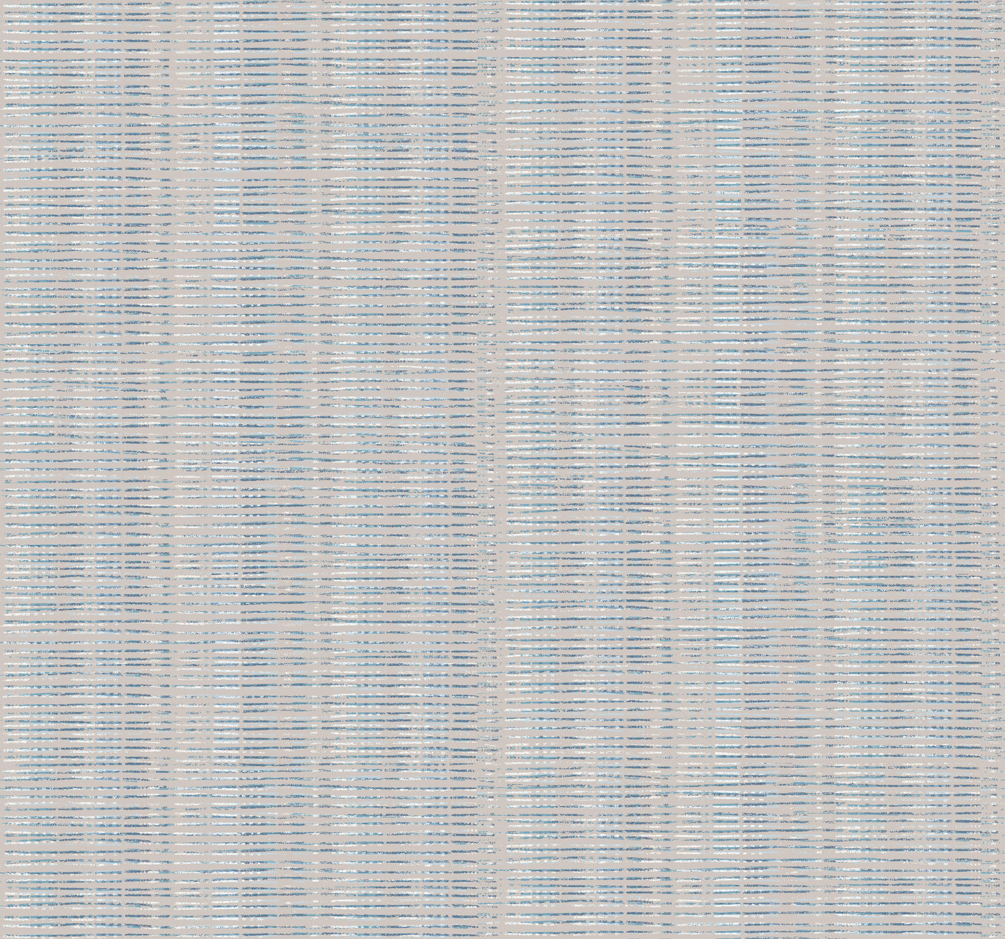 York Wallcoverings Blues II Broken Boucle Stripe Putty & Blue Wallpaper Bohemian Bohemian Putty & Blue - SR1517