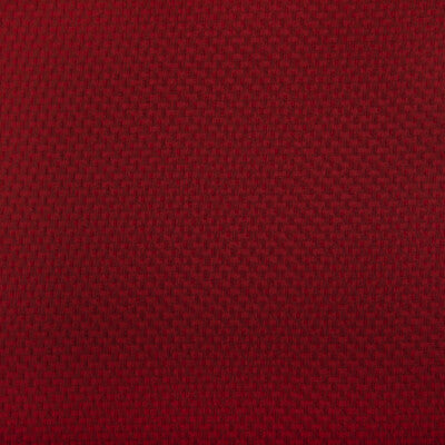 Deep red textured vinyl/faux leather with a subtle small-scale pattern, suitable for upholstery or fashion.
