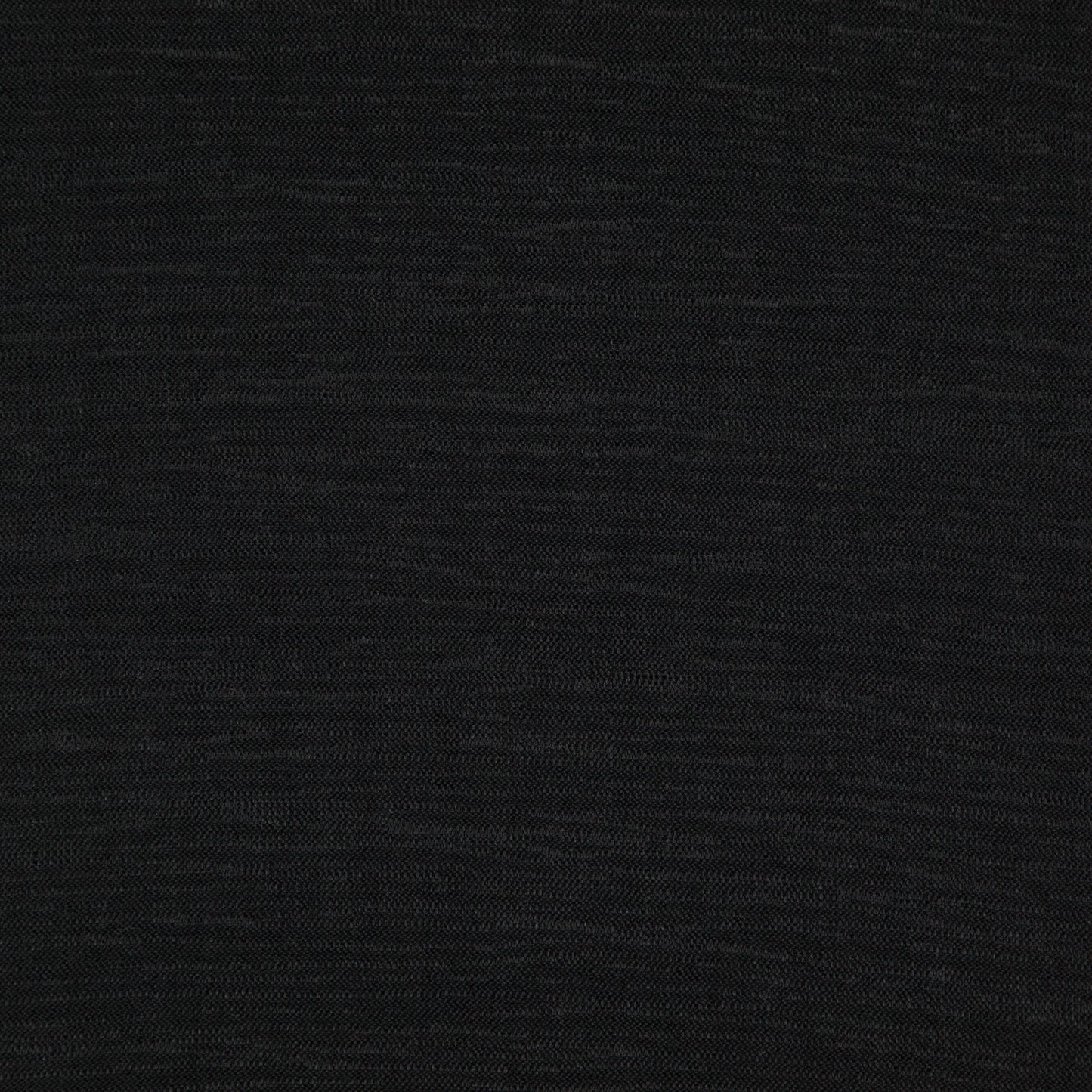 Black textured fabric with subtle weave pattern, versatile for clothing or upholstery.