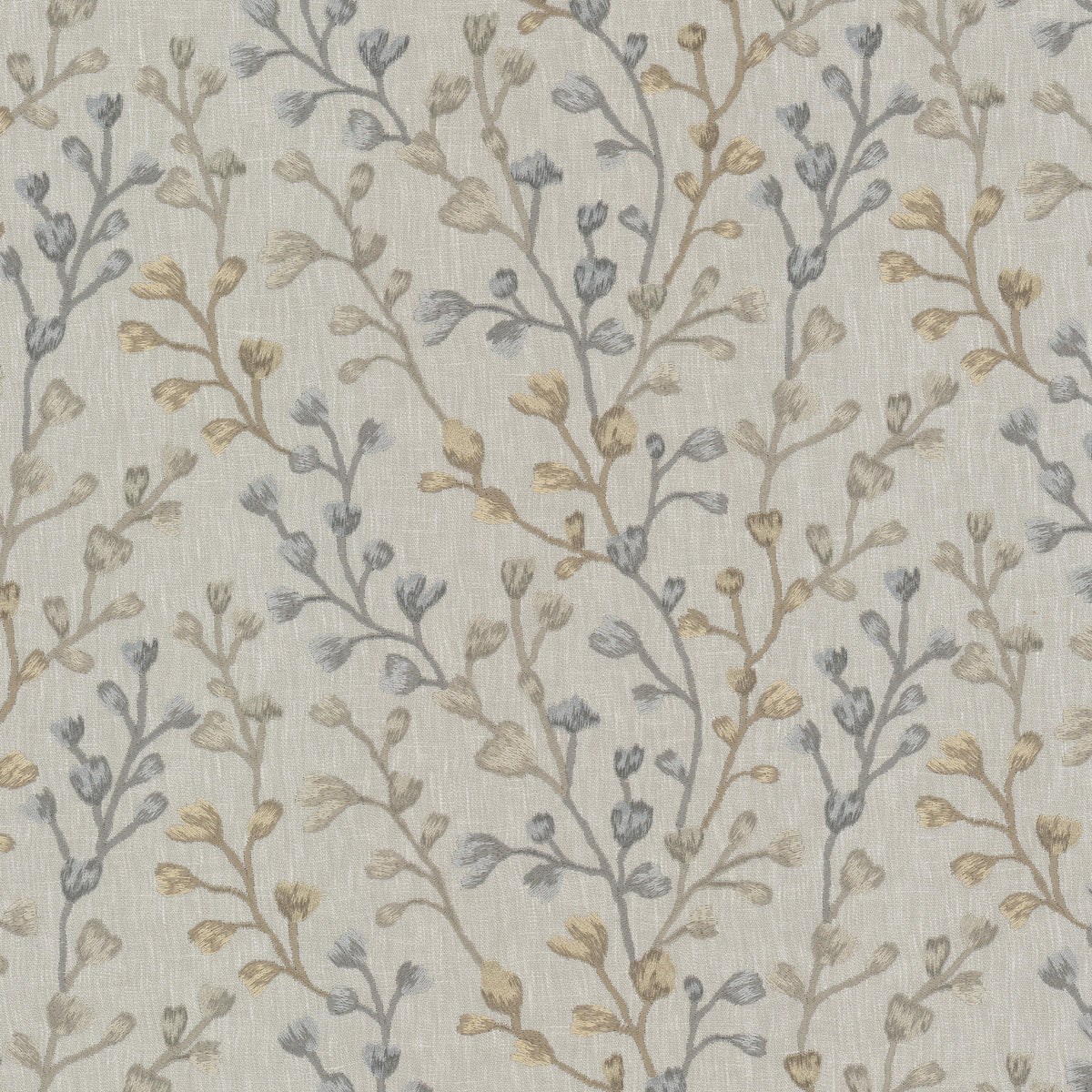 STOUT TEXTILES MULTIPURPOSE,EMBROIDERIES TRADITIONAL, FLORAL BARK,WOODLAND - STUM-2