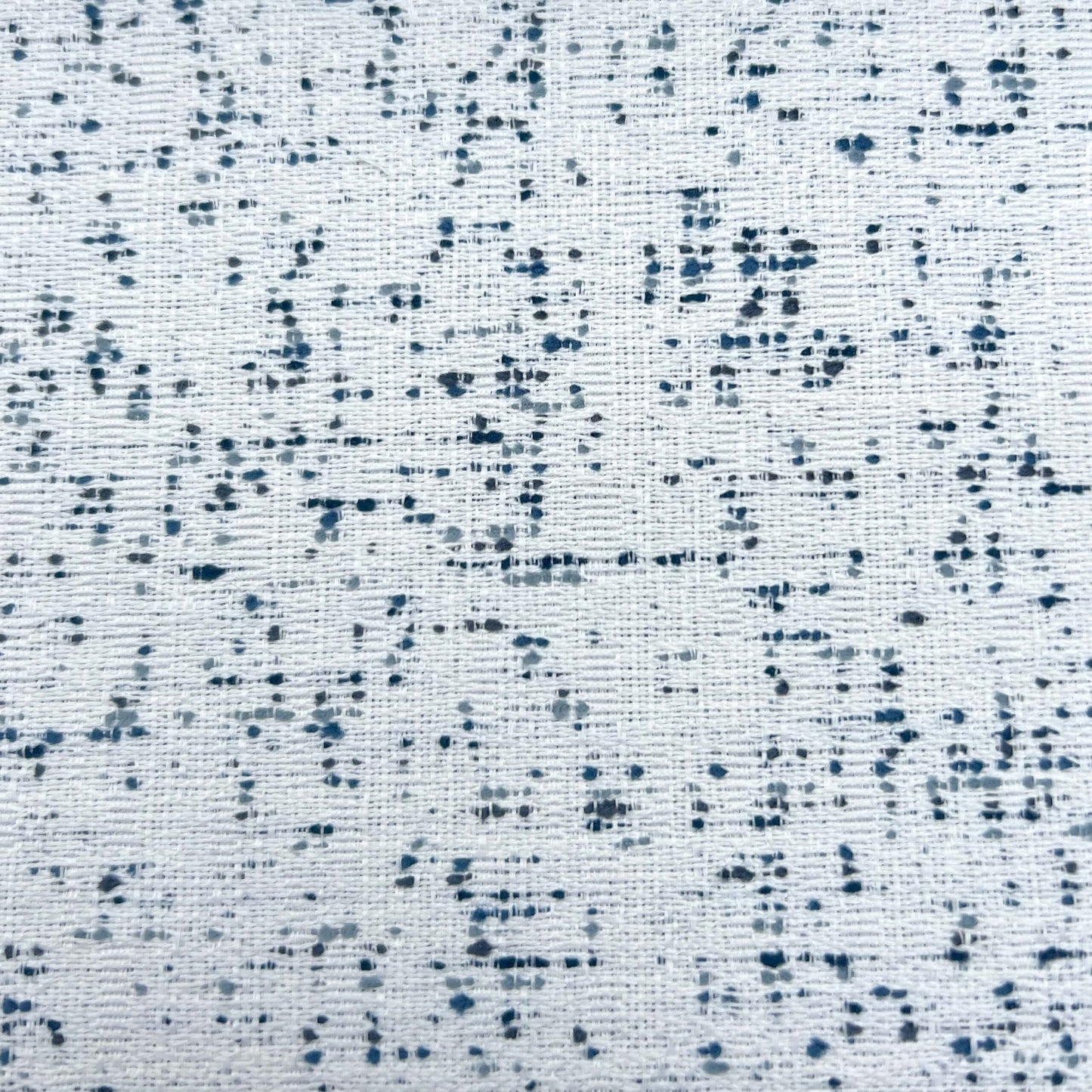 JF Fabrics Inside Out, JF Fabrics SUNNY 64 Fabric Plain,Texture,Dot,Contemporary White, Blue Chenille, Boucle, Outdoor - 9030464 J9201