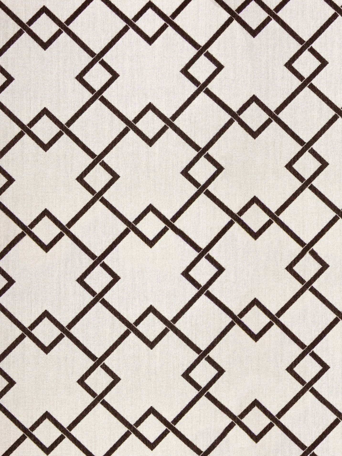 SCALAMANDRE OUTLET FABRIC HOPE DIAMOND FABRIC FUDGE - SU 0001P839 NEW SKU # SUP8390001