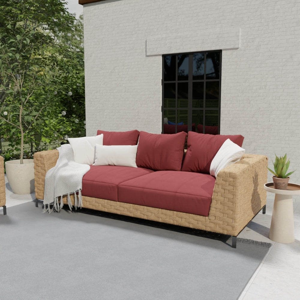 NICHOLASJOHN INC NJ-BRAMPTON Poppy Solid,Texture Fabric - NJ25-3245