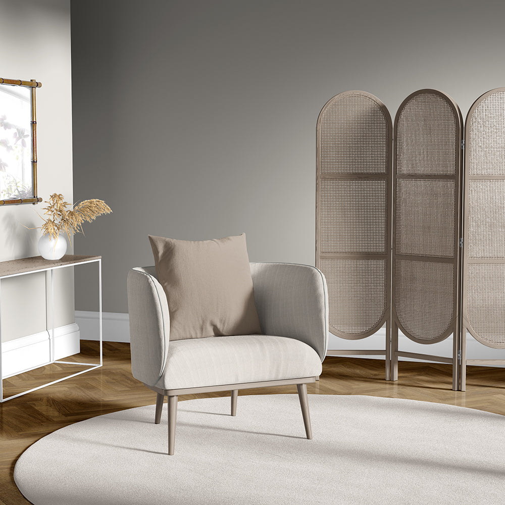 NICHOLASJOHN INC NJ-YEATTS Cream Chevron Fabric - NJ25-3252