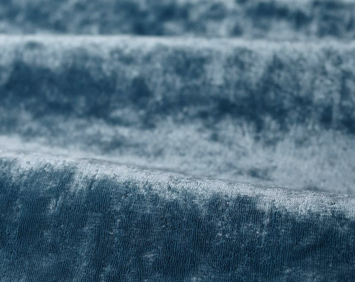 ZOFFANY Curzon Performance Fabric Plains , Textures Blue Stone - ZL5X333430