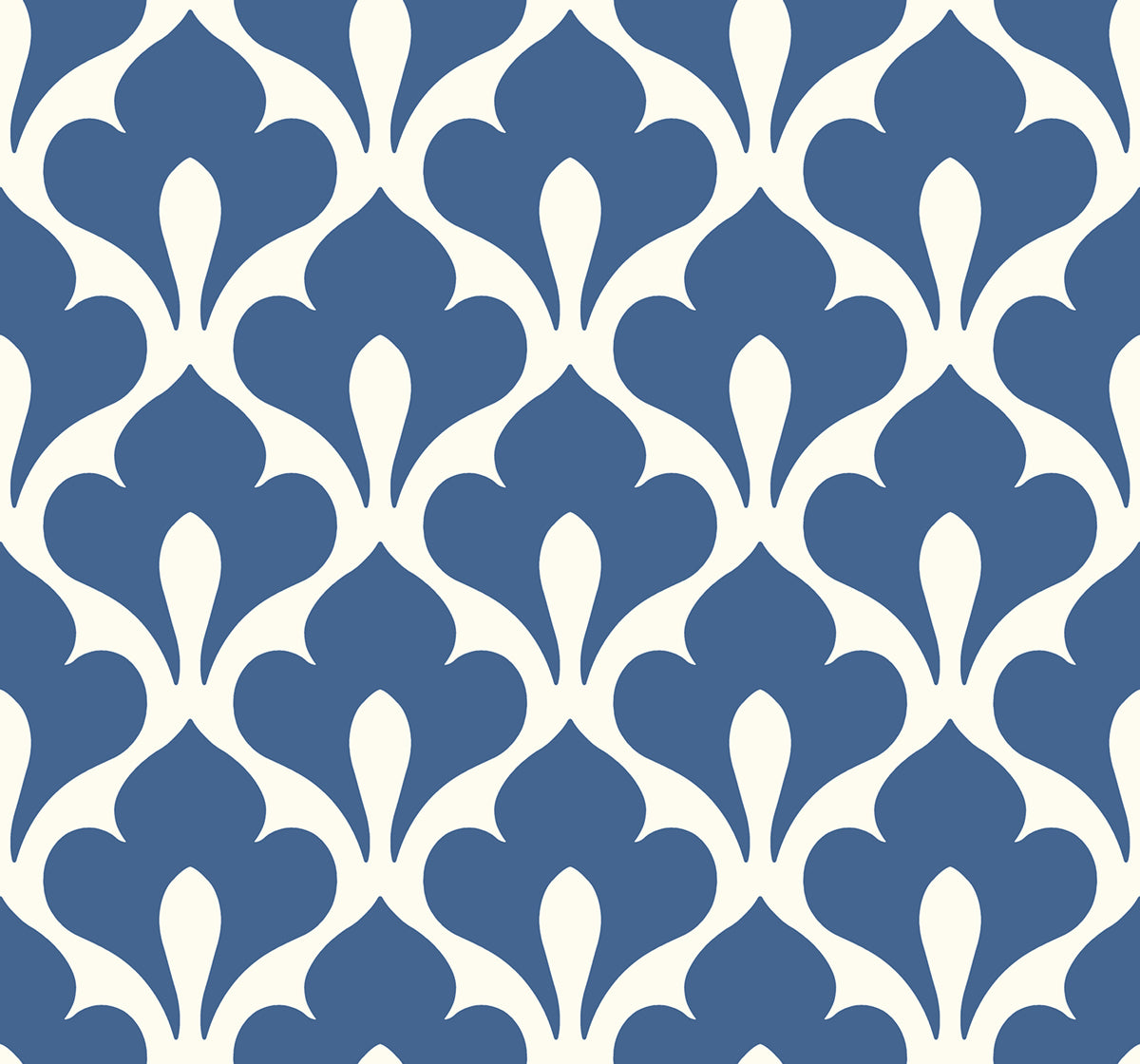 Seabrook Designs Grenada Geometric Coastal Prussian Blue , White - TA20802