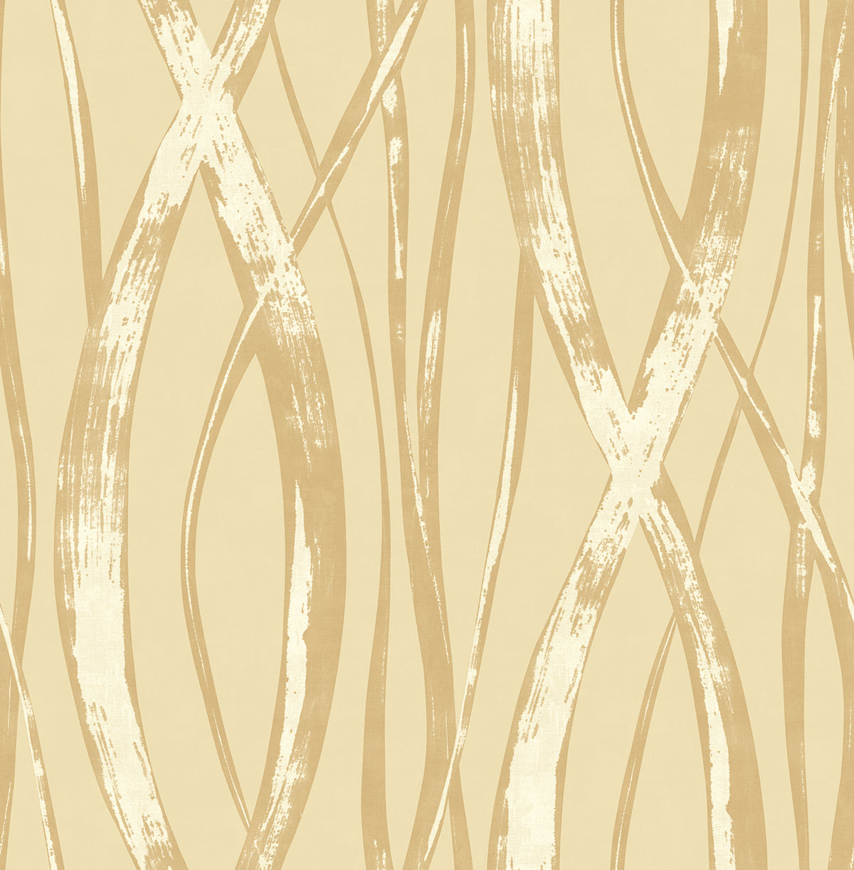 Seabrook Designs Barbados Abstract Coastal Metallic Gold, Oat, , Off-White - TA21105