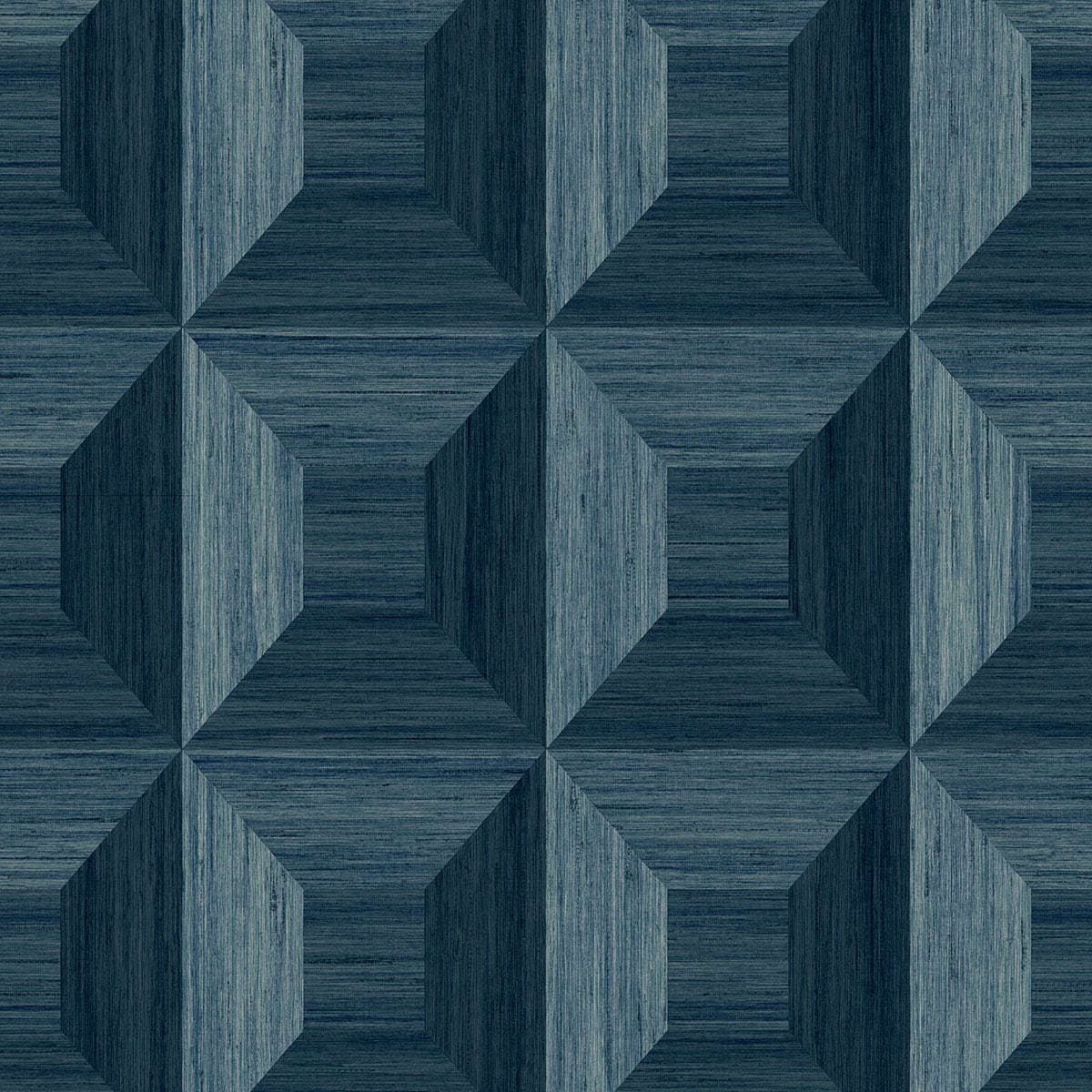 Seabrook Designs Squared Away Geometric Geometric Contemporary Blue - TC70602