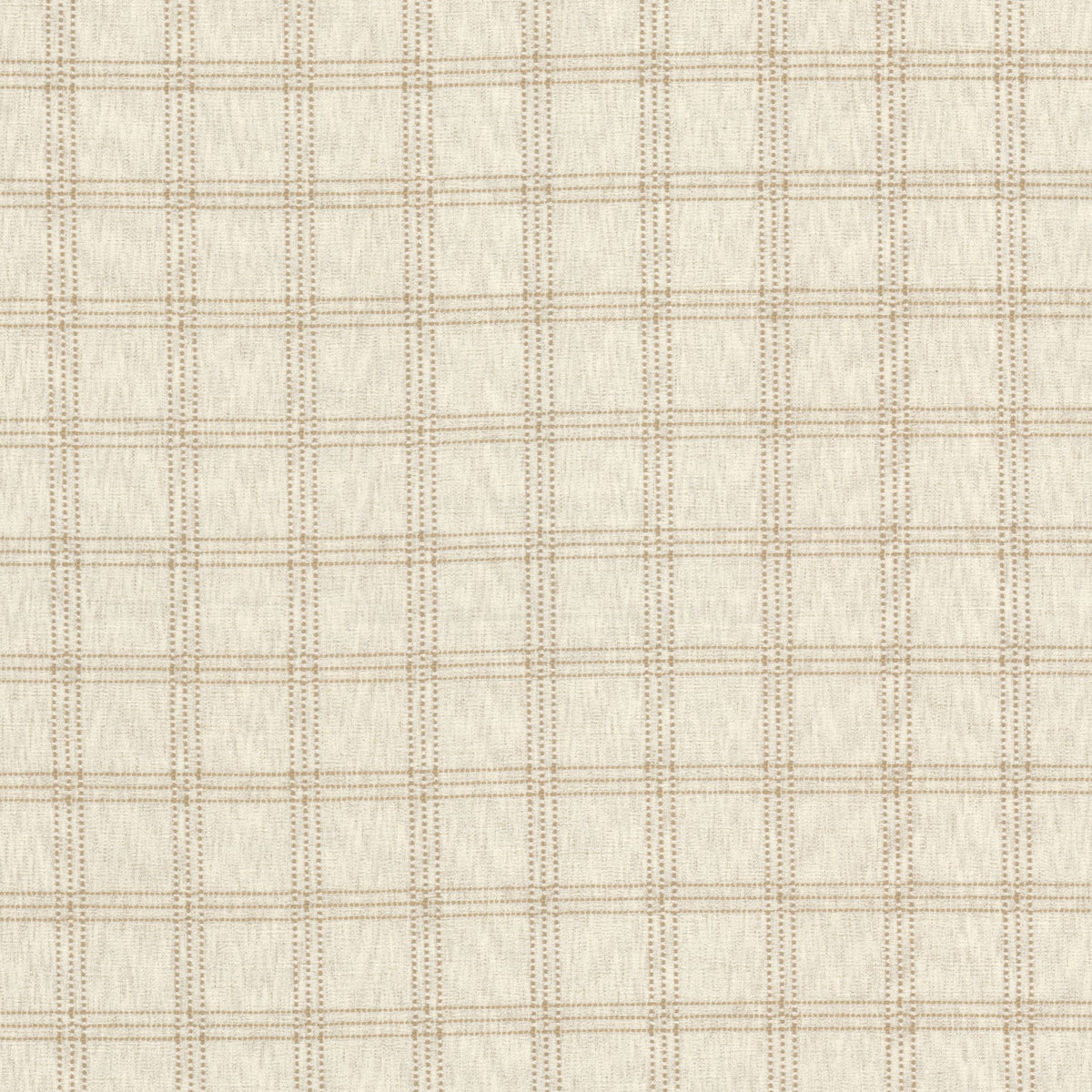 STOUT TEXTILES MULTIPURPOSE,CHENILLE TRADITIONAL, PLAID/CHECK NATURAL - TETH-3