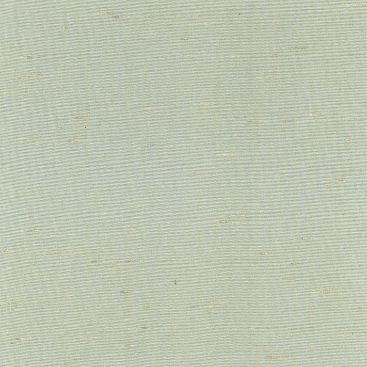 Soft sage-green linen-like fabric with subtle texture and tiny gold flecks.