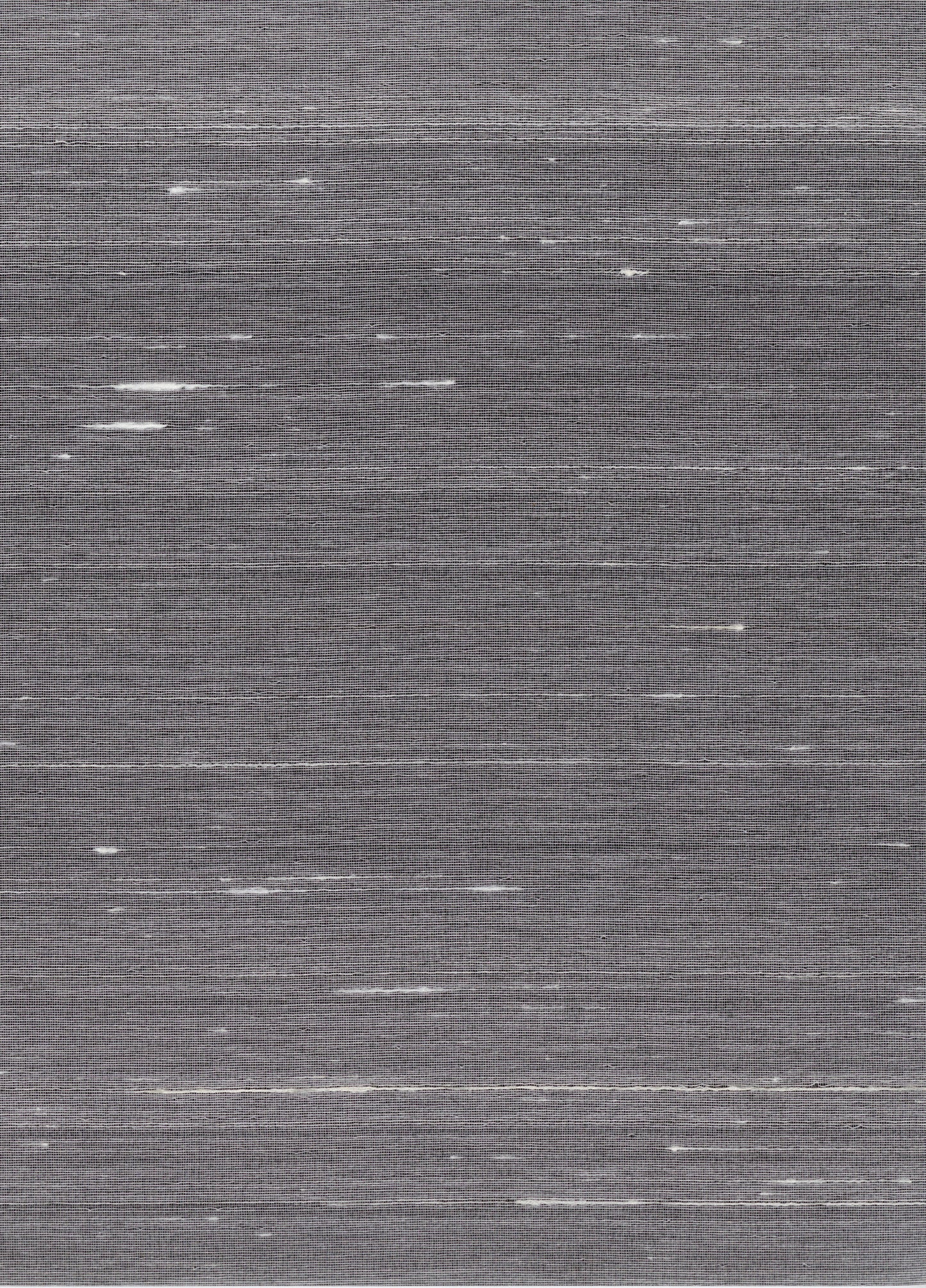 Gray heather woven fabric with subtle white flecks & linen-like texture, ideal for upholstery or clothing.