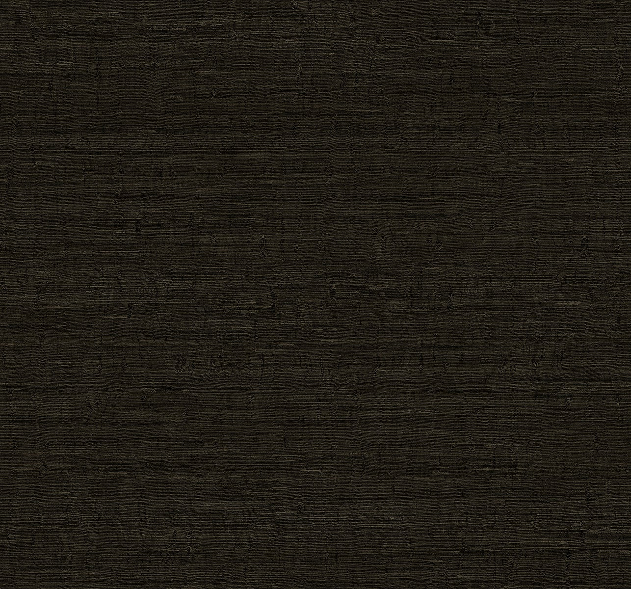 Dark brown and taupe faux-linen weave swatch with a subtle woven texture.