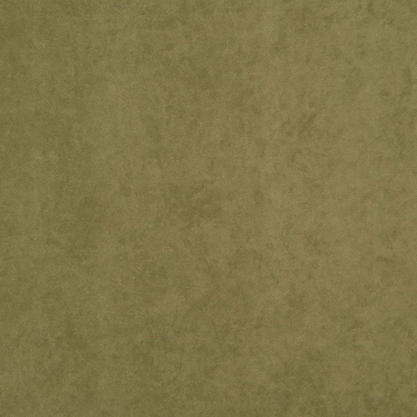 Olive green suede-like fabric swatch with soft textured nap.