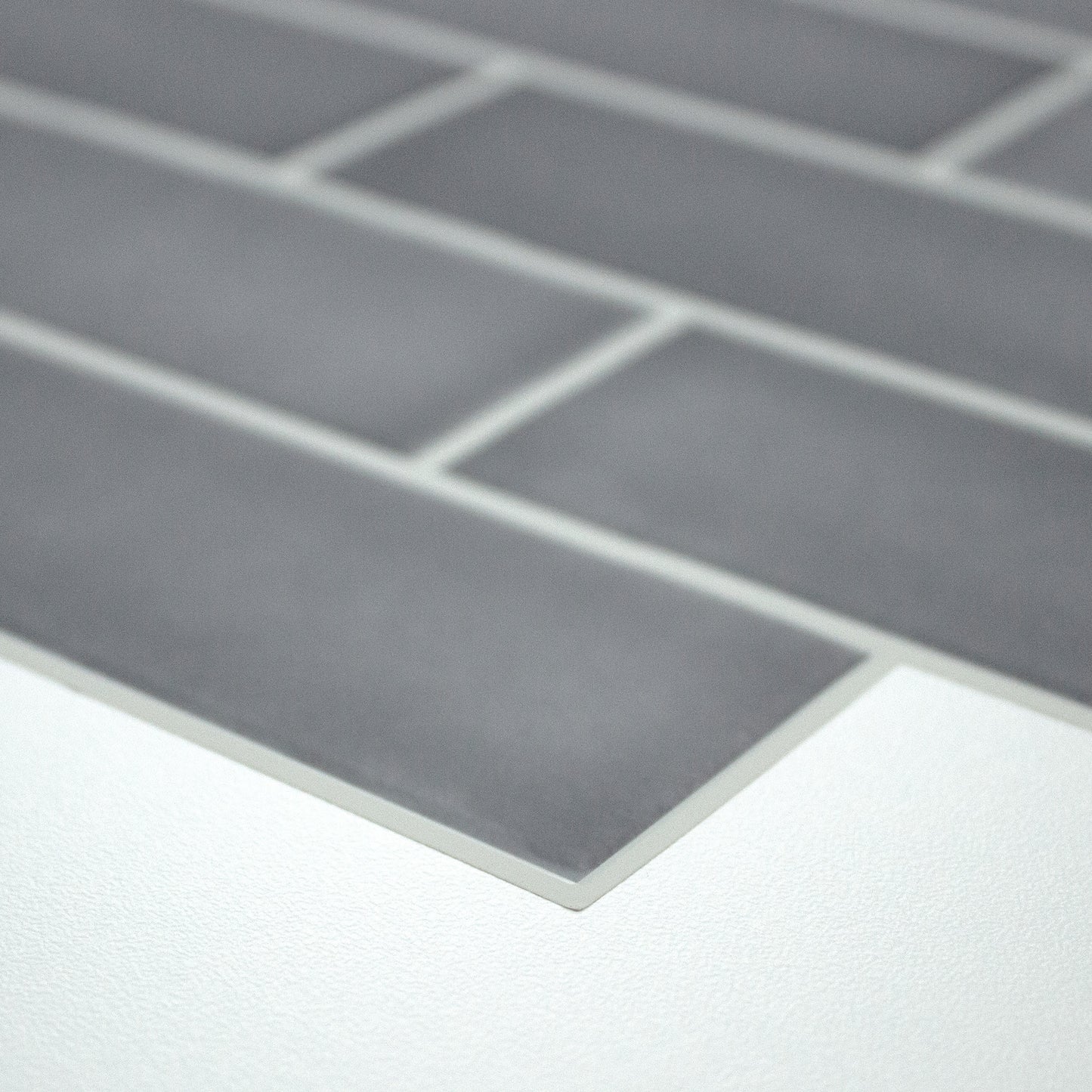 York Wallcoverings RoomMates Dark Stone Grey Ceramic Sticktile Industrial Graphics Greys Wallpaper - TIL4985FLT