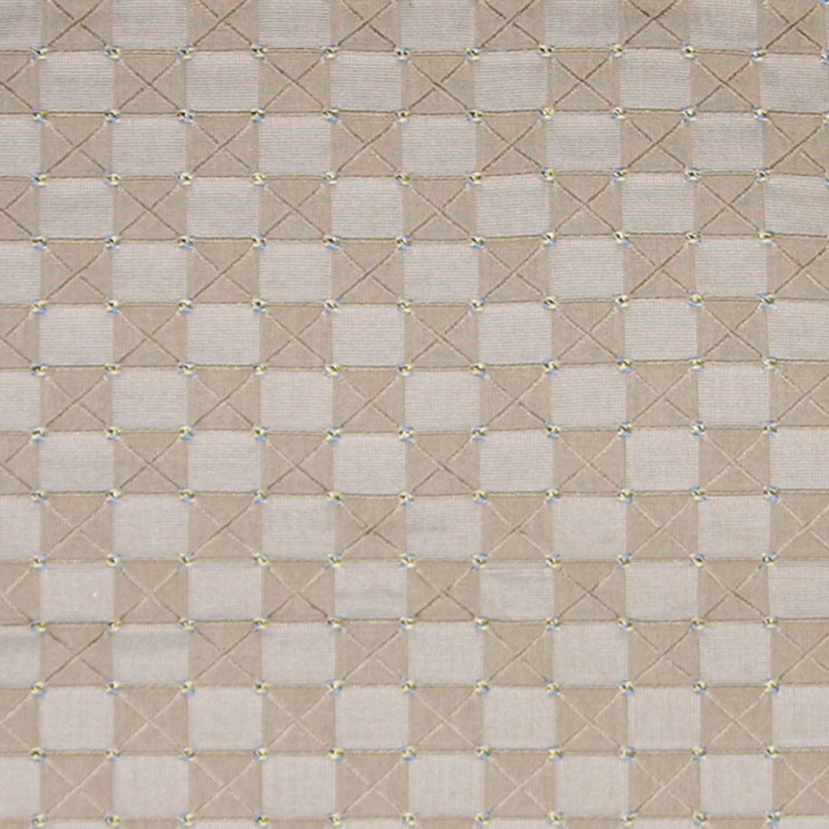 SCALAMANDRE OUTLET FABRIC ALL SQUARE FABRIC MANILLA - TI 00022987 NEW SKU # TI29870002
