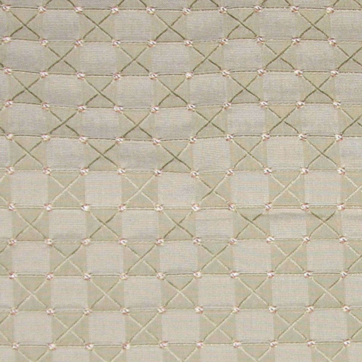 SCALAMANDRE OUTLET FABRIC ALL SQUARE FABRIC FERN - TI 00042987 NEW SKU # TI29870004