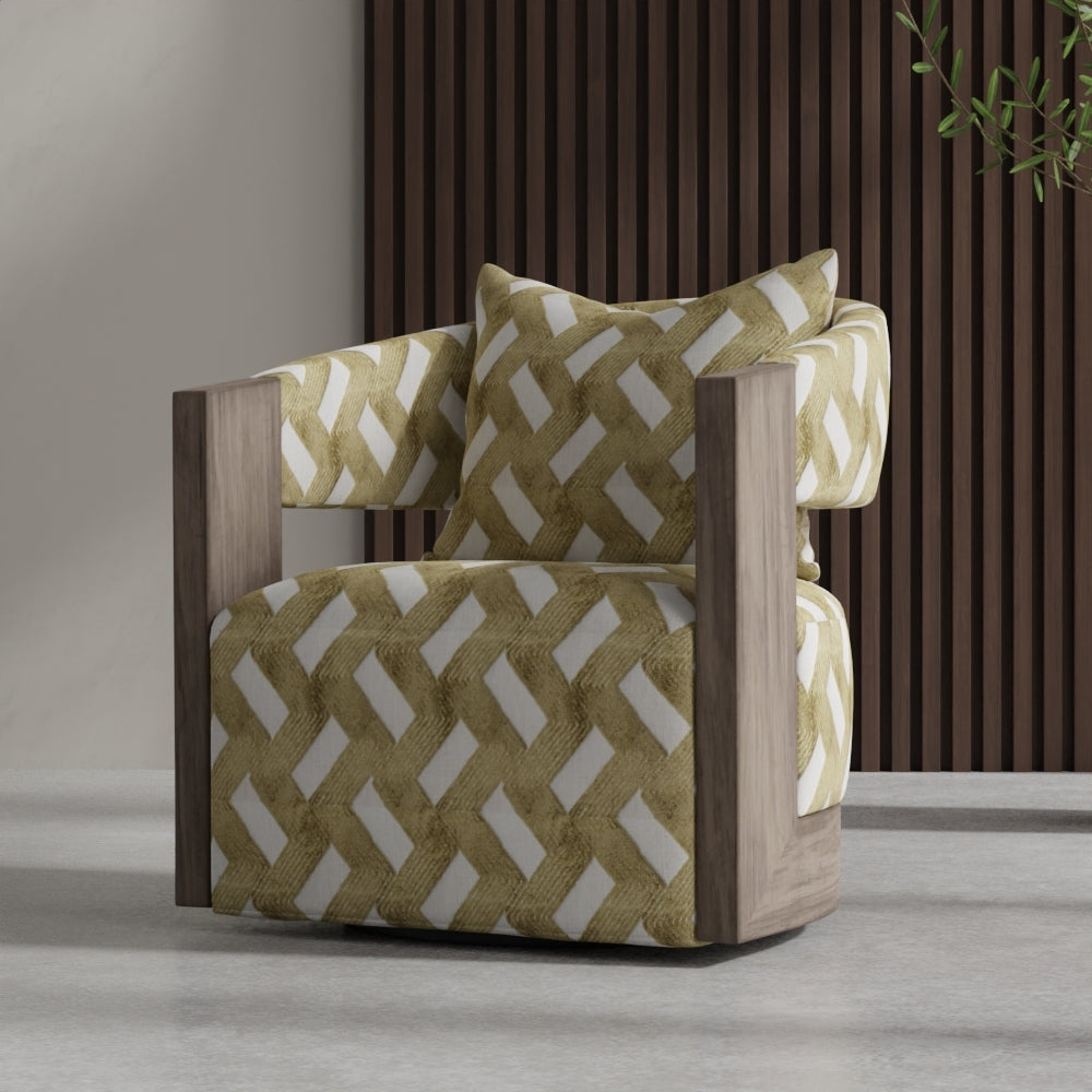 NICHOLASJOHN INC NJ-TRELLIS Barley Geometric Fabric - NJ25-3488