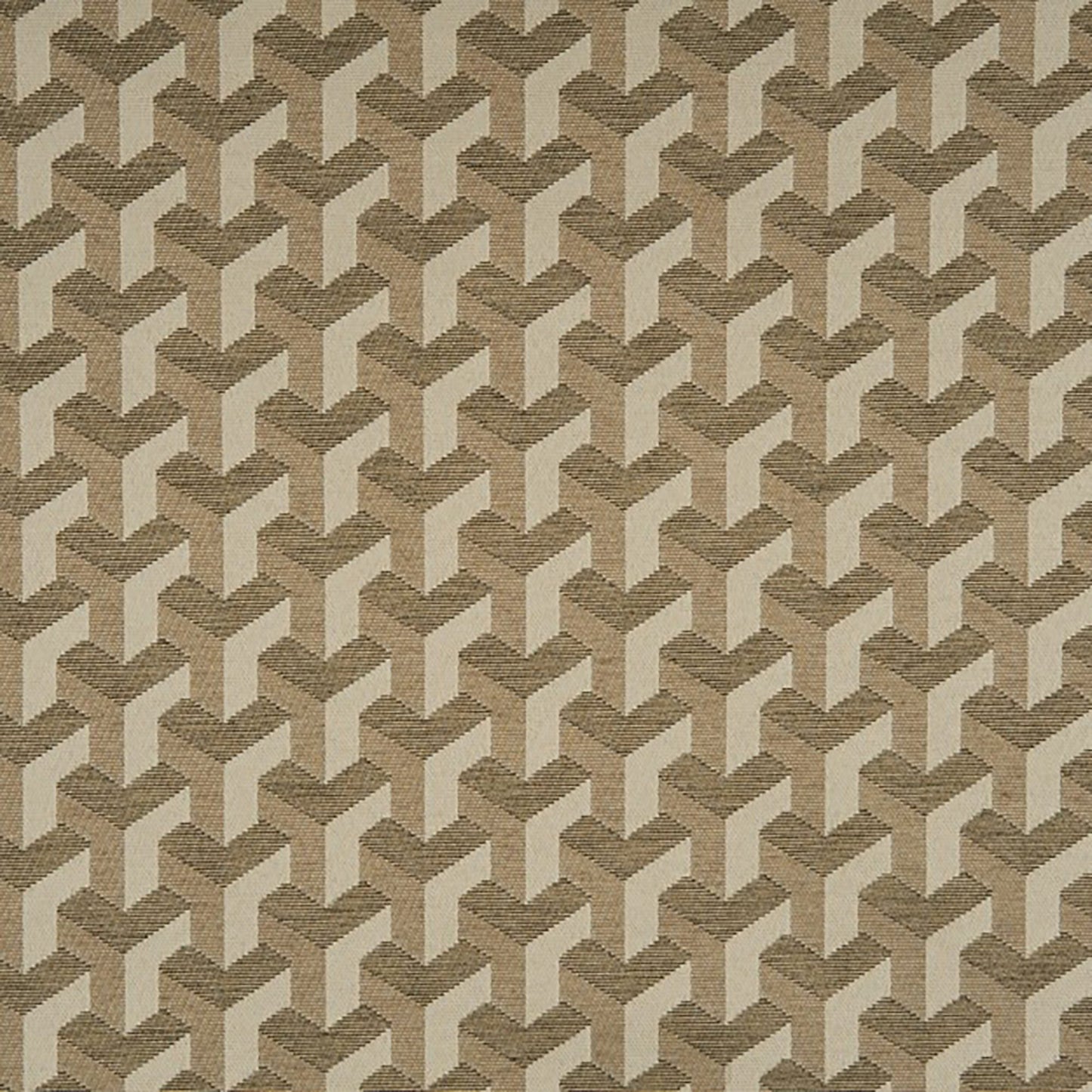 JF Fabrics Crypton TRENTON 37 Fabric Contemporary,Geometric Brown Jacquard,Texture - 5740037 J6861