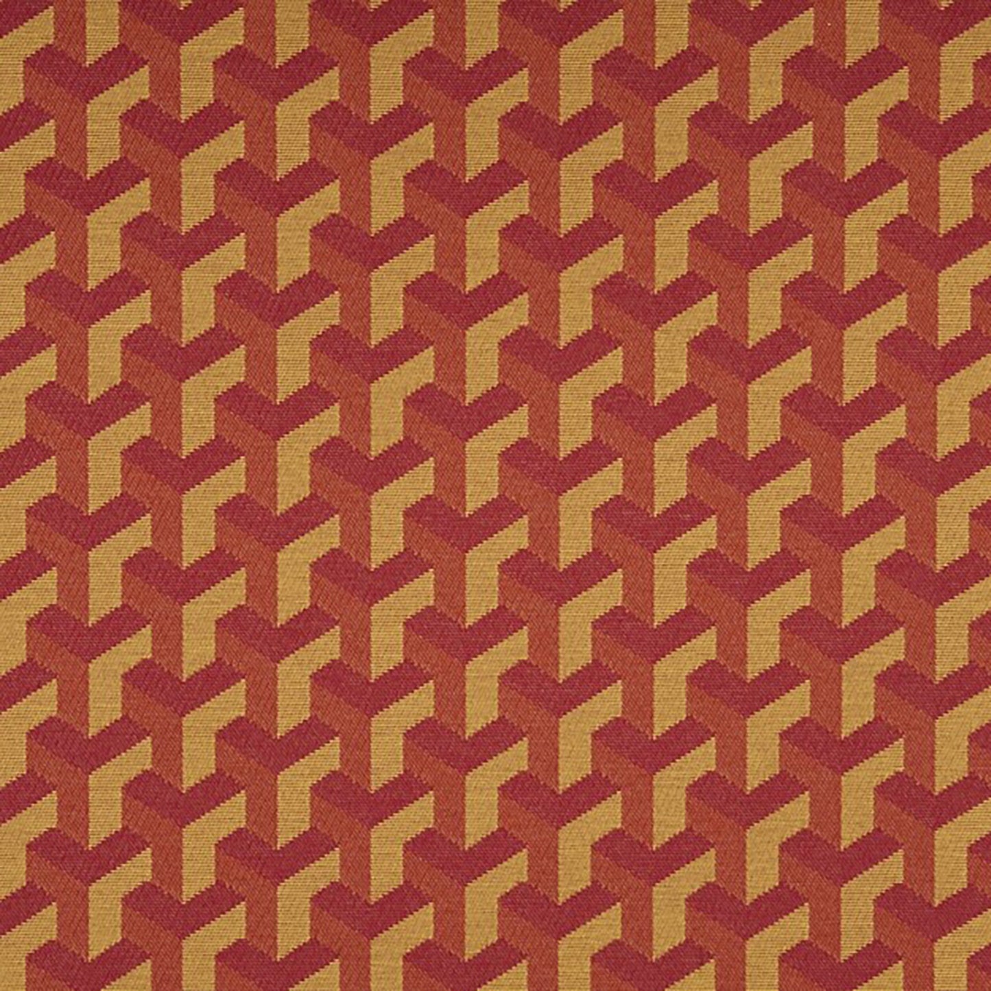JF Fabrics Crypton TRENTON 45 Fabric Contemporary,Geometric Burgundy,Red Jacquard,Texture - 5740045 J6861