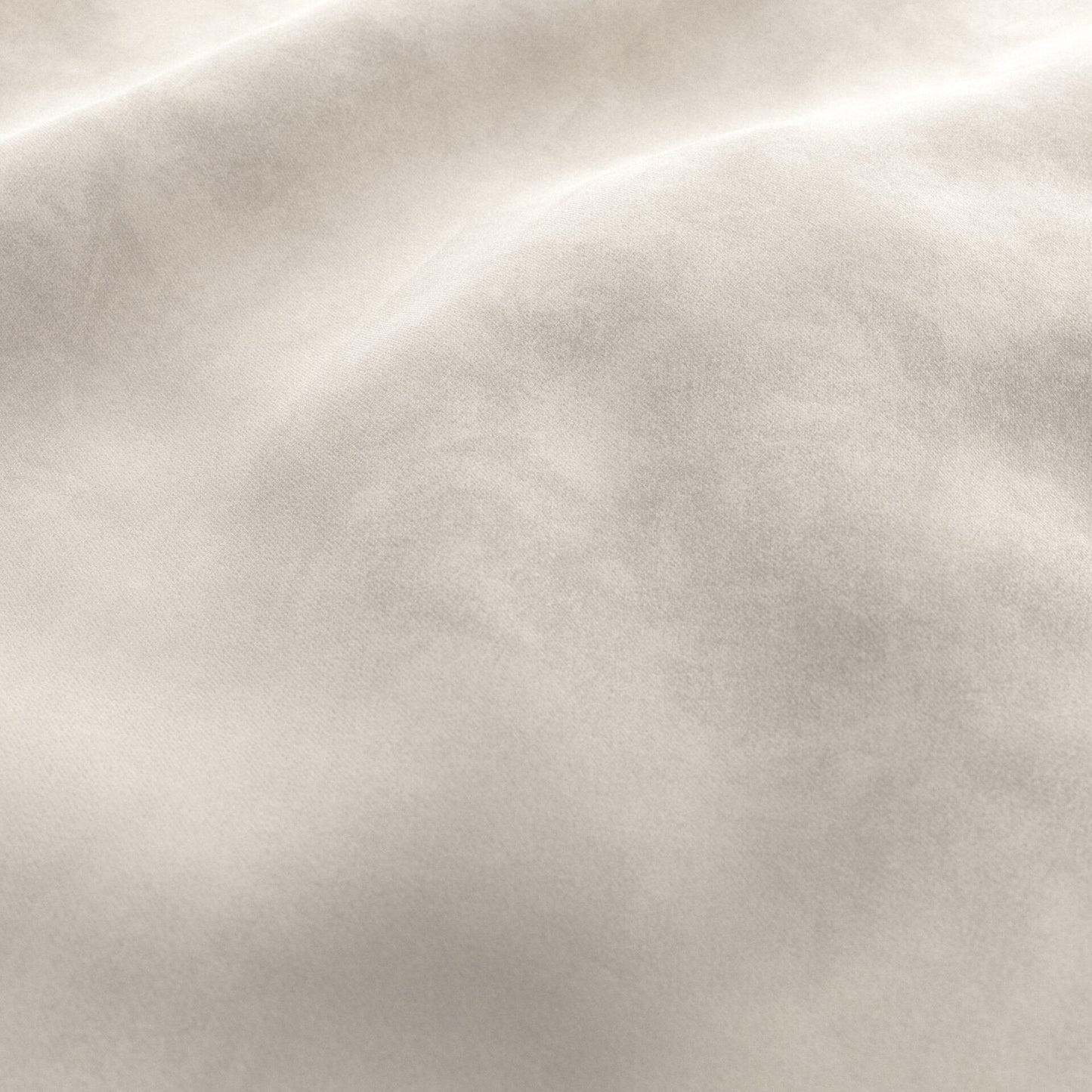 JF Fabrics TRIBECA 91 Fabric Plain Cream Velvet - 9803891 J9611