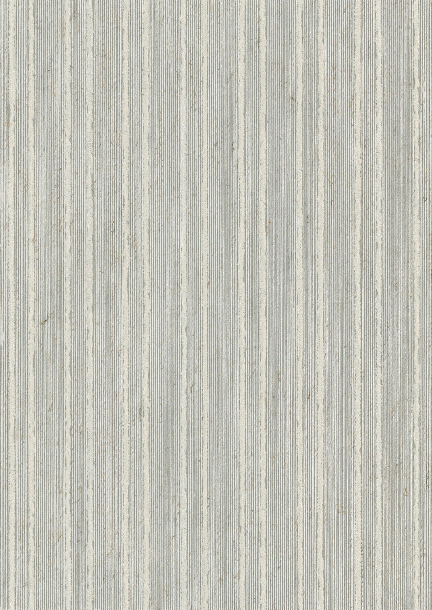 Light gray ribbed fabric texture with vertical white stripes; subtle, modern pattern.