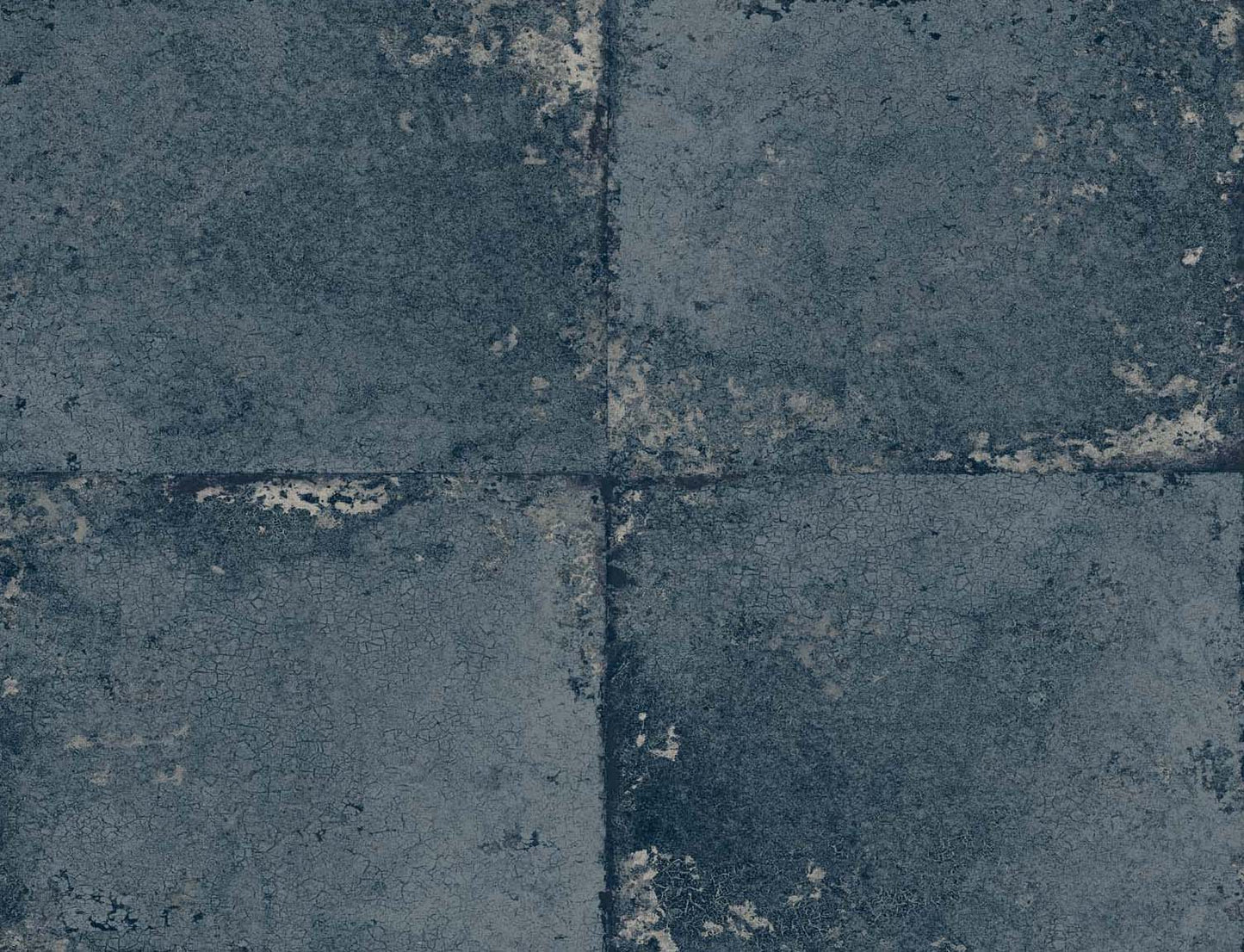 Seabrook Designs Even More Textures Foundation Faux Rustic Blue Metallic - TS81502
