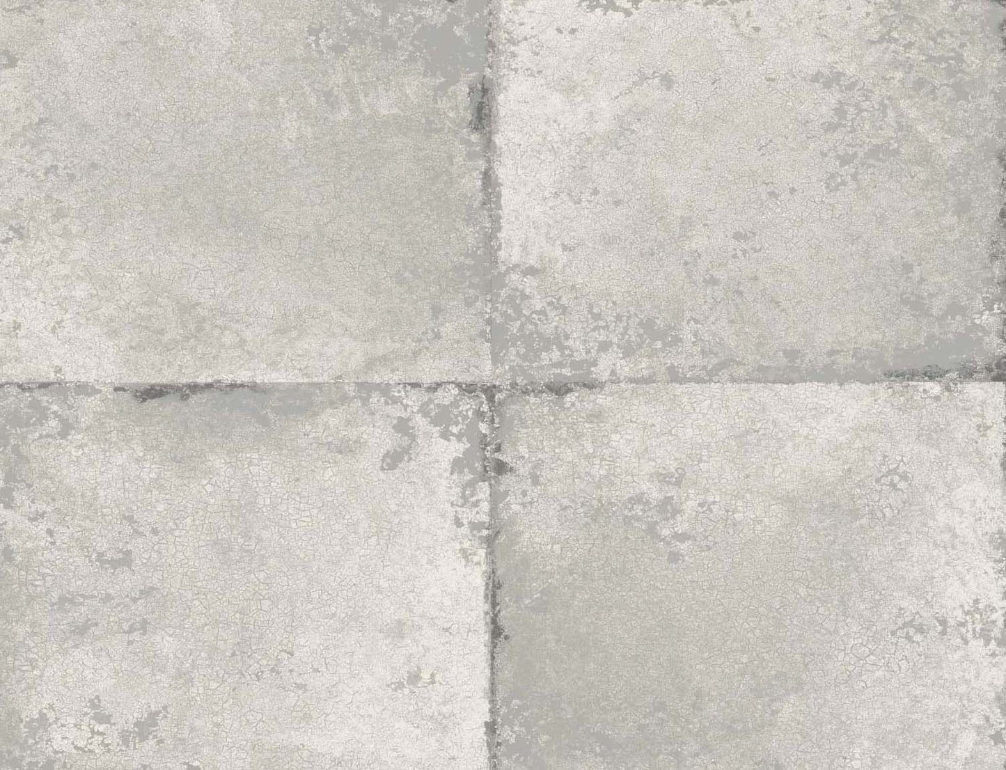 Textured gray tiles with a cracked surface design, arranged in a grid pattern, suitable for flooring or wall applications.