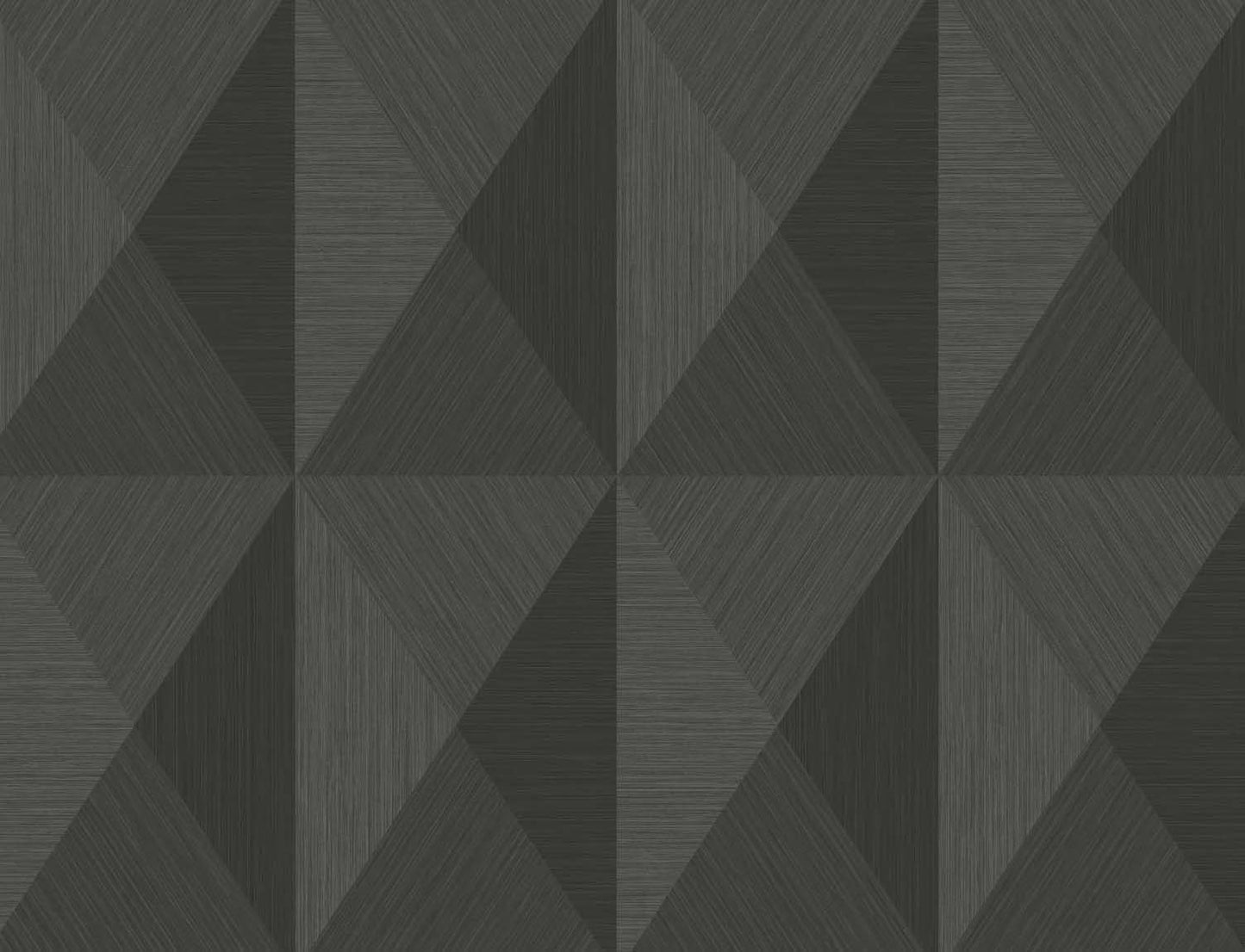 Seabrook Designs Even More Textures Pinnacle Geometric Contemporary Grey Matte - TS81606