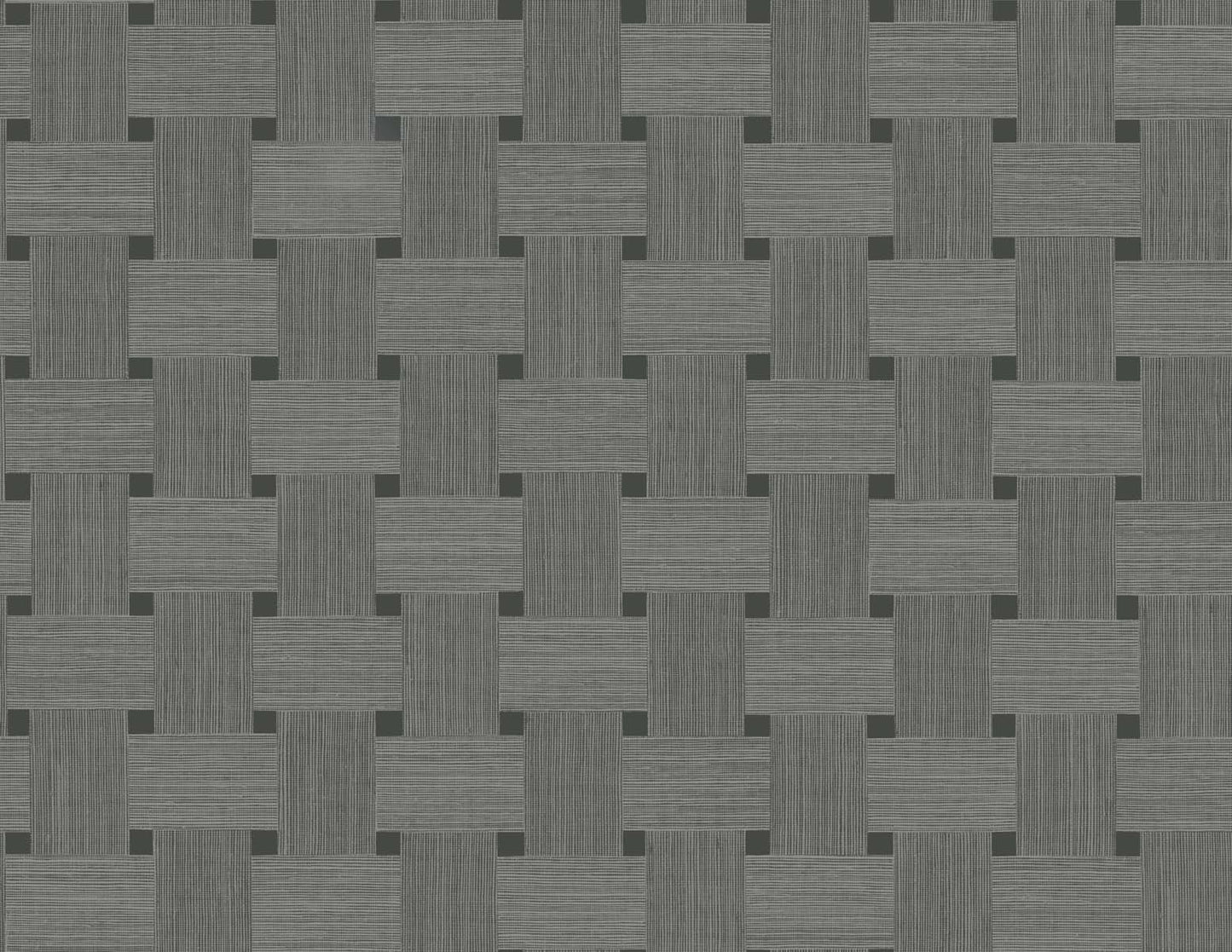 Seabrook Designs Even More Textures Basketweave Weave Contemporary Grey Matte - TS81808