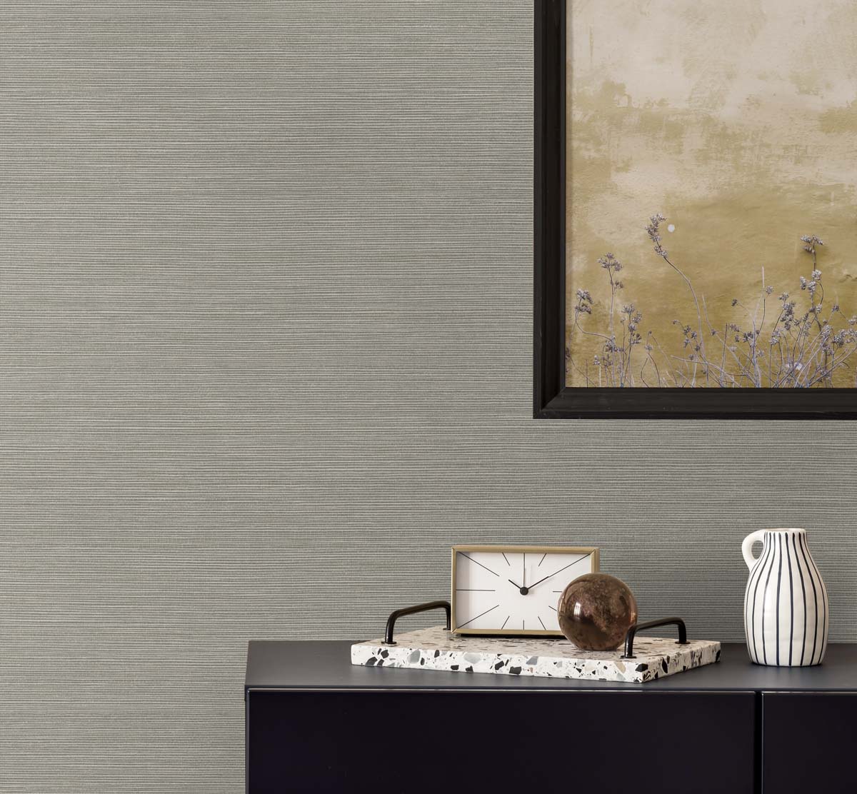 Seabrook Designs Even More Textures Seawave Sisal Sisal Contemporary Grey Matte - TS82028