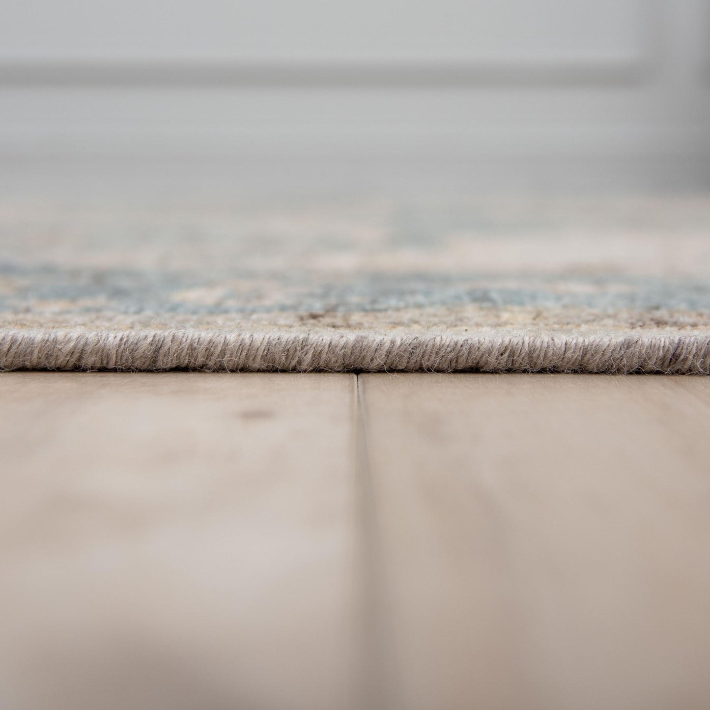 Traditional 2' x 8' rug.