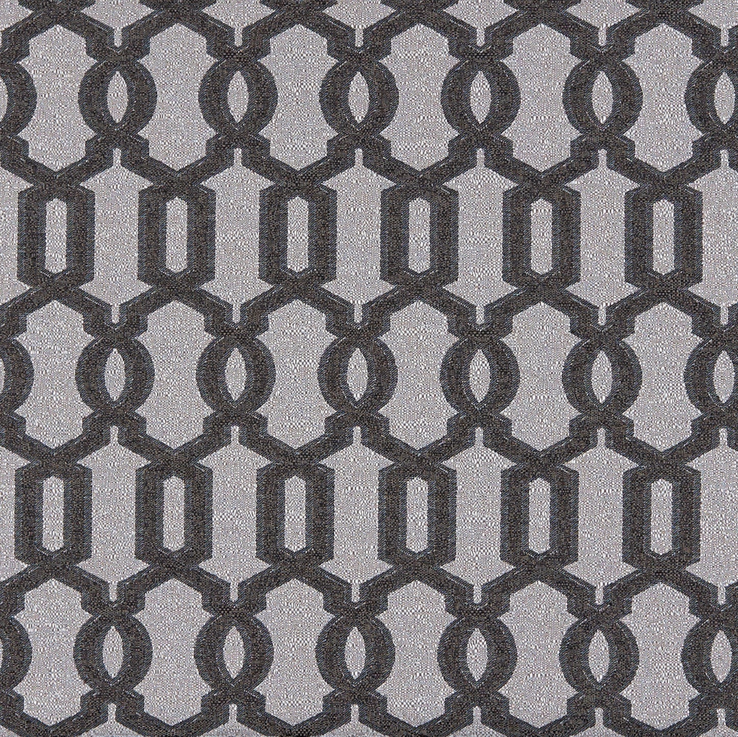 JF Fabrics TYSON 98 Fabric Traditional,Transitional,Contemporary,Geometric Black,Grey/Silver Jacquard,Texture - 5949598 J7731