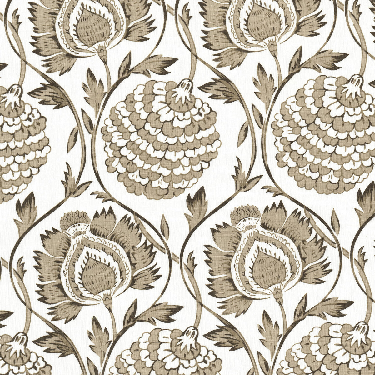STOUT TEXTILES MULTIPURPOSE,PRINT TRANSITIONAL,, FLORAL MUSHROOM - UNFO-4