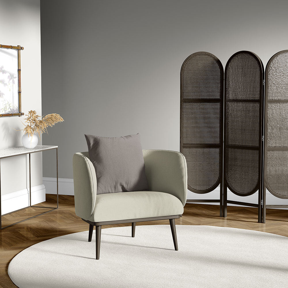 NICHOLASJOHN INC NJ-MARVIN Ivory Solid Fabric - NJ25-3597